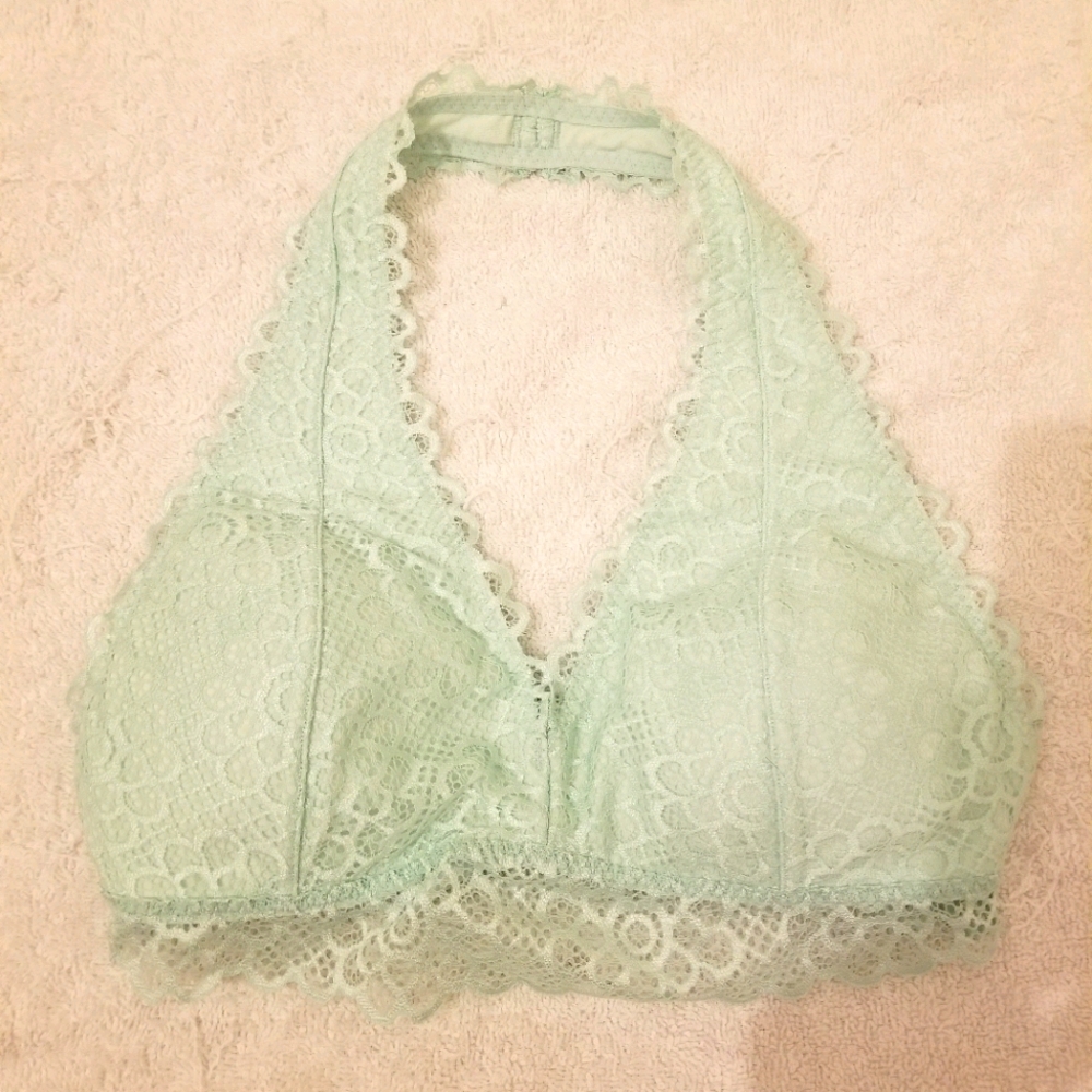 Hollister Gilly Hicks Lace Halter Bralette